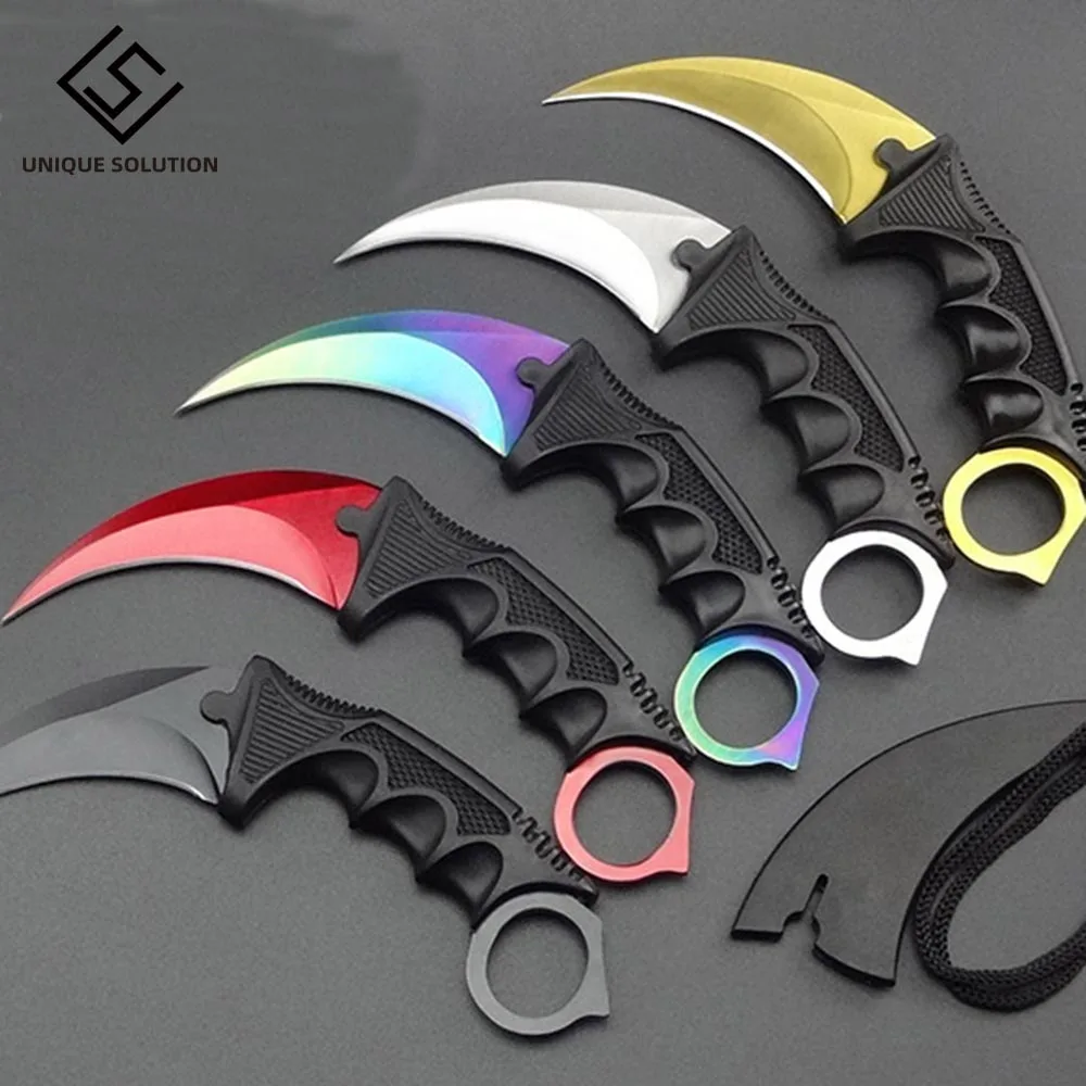 Generic Steel Claw Knives Karambit Hunting Knife CS GO Tactical Claw