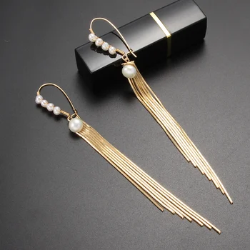 Coeufuedy Pearl Earrings Freshwater Pearl Tassel Long Drop Earrings For Women Wedding Girl Gift Fashion Jewelry 
Coeufuedy Pearl Earrings Freshwater Pearl Tassel Long Drop Earrings For Women Wedding Girl Gift Fashion Jewelry