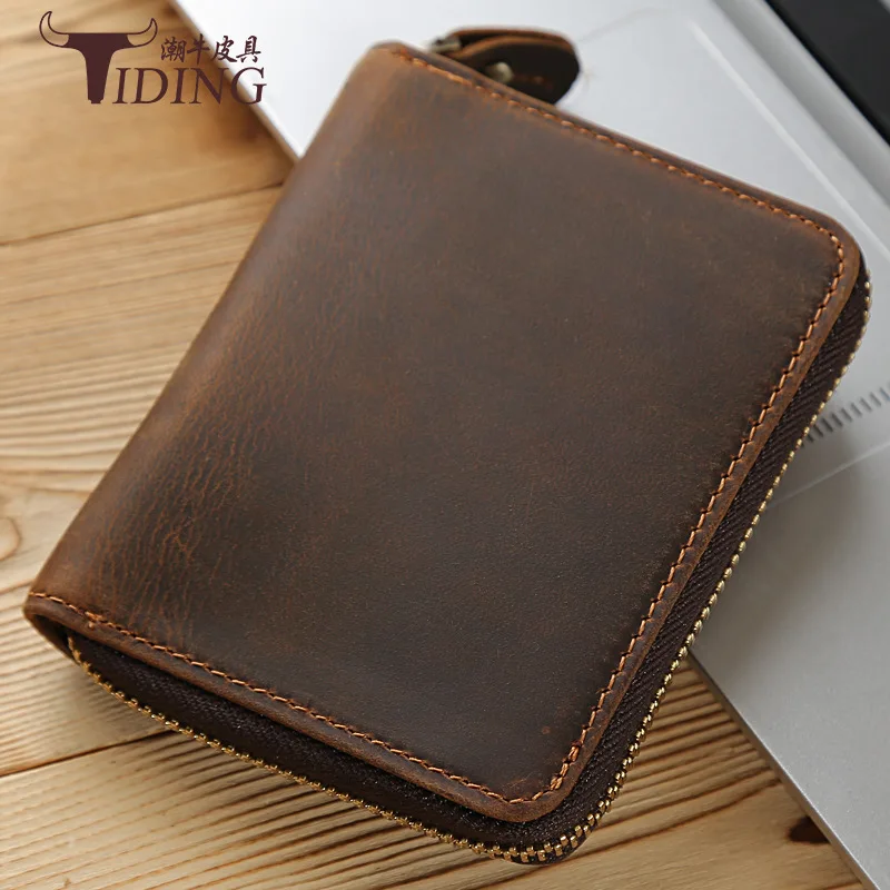 Tiding Retro MEN'S Leather Wallet RFID Anti-Theft Multi-functional Zip Coin Purse Women's Gift
Tiding Retro MEN'S Leather Wallet RFID Anti-Theft Multi-functional Zip Coin Purse Women's Gift