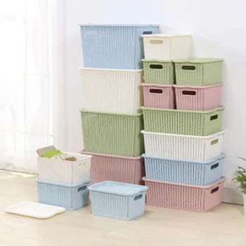 Plastic Rattan Storage Wicker Basket Paper Basket Home Waterproof Moisture-proof Multifunction GHS99
Plastic Rattan Storage Wicker Basket Paper Basket Home Waterproof Moisture-proof Multifunction GHS99