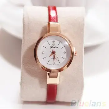 Fashion Women's Watches Rhinestone Faux Leather Super Thin Slim Strap Alloy Round Small Dial Quartz Analog Ladies Wrist Watches
Fashion Women's Watches Rhinestone Faux Leather Super Thin Slim Strap Alloy Round Small Dial Quartz Analog Ladies Wrist Watches