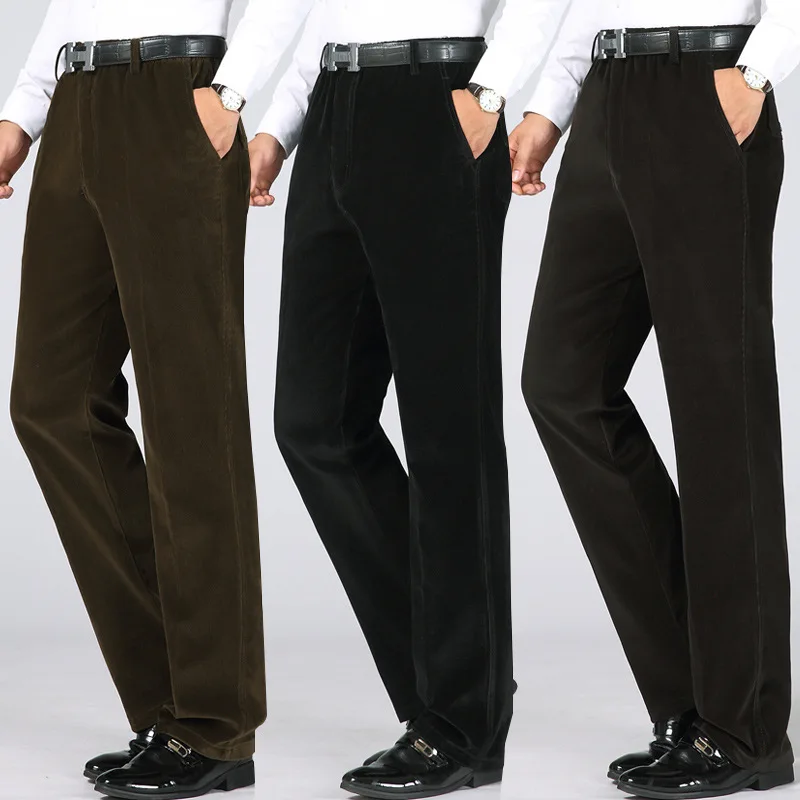 Autumn And Winter Middle-aged MEN'S Trousers Elastic High-waisted Casual Pants Daddy Clothes Trousers Autumn Clothing Straight-l
Autumn And Winter Middle-aged MEN'S Trousers Elastic High-waisted Casual Pants Daddy Clothes Trousers Autumn Clothing Straight-l