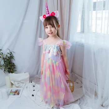 Disney Kids Dresses for Girls Costume Princess Dress Halloween Christmas Party Cosplay Children's Clothing Unicorn Elegant
Disney Kids Dresses for Girls Costume Princess Dress Halloween Christmas Party Cosplay Children's Clothing Unicorn Elegant