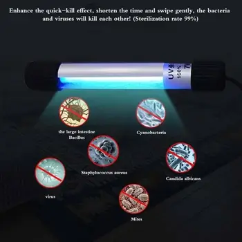Weak Ozone UVC Sterilizer Light Tube Protective Equipment Energy Conservation Handheld UV Strong Light Protection 7/11w
Weak Ozone UVC Sterilizer Light Tube Protective Equipment Energy Conservation Handheld UV Strong Light Protection 7/11w