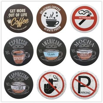 3D Embossed Coffee No Smoking Mocha Retro Round Tin Sign Metal Poster Iron Painting Wall Garage Pub Coffee Home Decor Man Cave
3D Embossed Coffee No Smoking Mocha Retro Round Tin Sign Metal Poster Iron Painting Wall Garage Pub Coffee Home Decor Man Cave