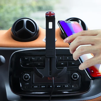 Mobile phone holder For Mercede 2015 new Smart 453 Forfour Fortwo Provide car navigation charging support for your mobile phone
Mobile phone holder For Mercede 2015 new Smart 453 Forfour Fortwo Provide car navigation charging support for your mobile phone