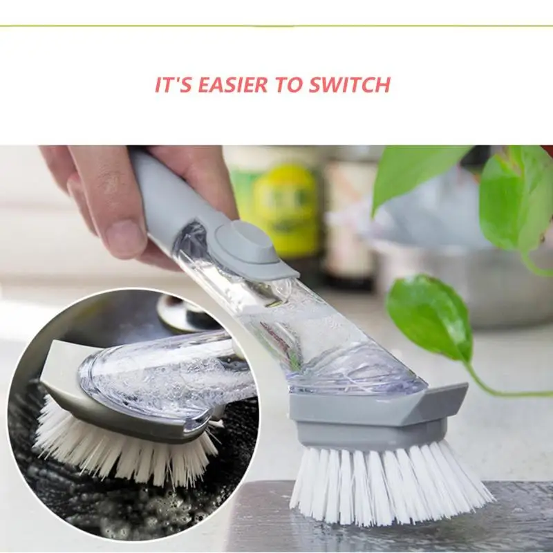 Kitchen Cleaning Brush Bowl Dish Washing Sponge Automatic Liquid Soap Clean Tool Cleaning Brush Automatic Liquid Soap Pot Pan
Kitchen Cleaning Brush Bowl Dish Washing Sponge Automatic Liquid Soap Clean Tool Cleaning Brush Automatic Liquid Soap Pot Pan