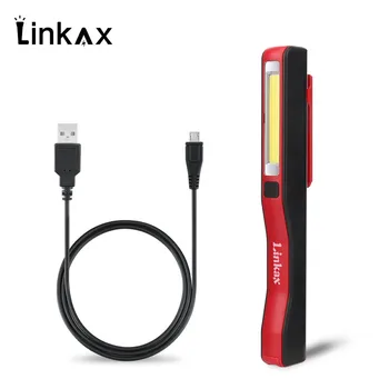 Rechargeable COB LED Flashlight Work Light Strong Magnetic Rotation Hook Pen Flashlight Camping Mini Light Lamp Torch +USB Cable
Rechargeable COB LED Flashlight Work Light Strong Magnetic Rotation Hook Pen Flashlight Camping Mini Light Lamp Torch +USB Cable