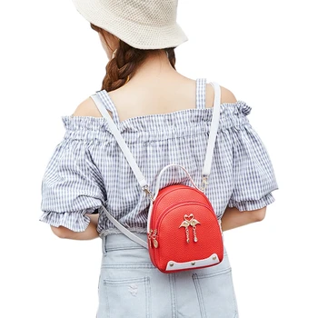 Leisure Leather Bag Potable Handbag Women Shoulder Bag Messenger Bag Mini Backpack
Leisure Leather Bag Potable Handbag Women Shoulder Bag Messenger Bag Mini Backpack