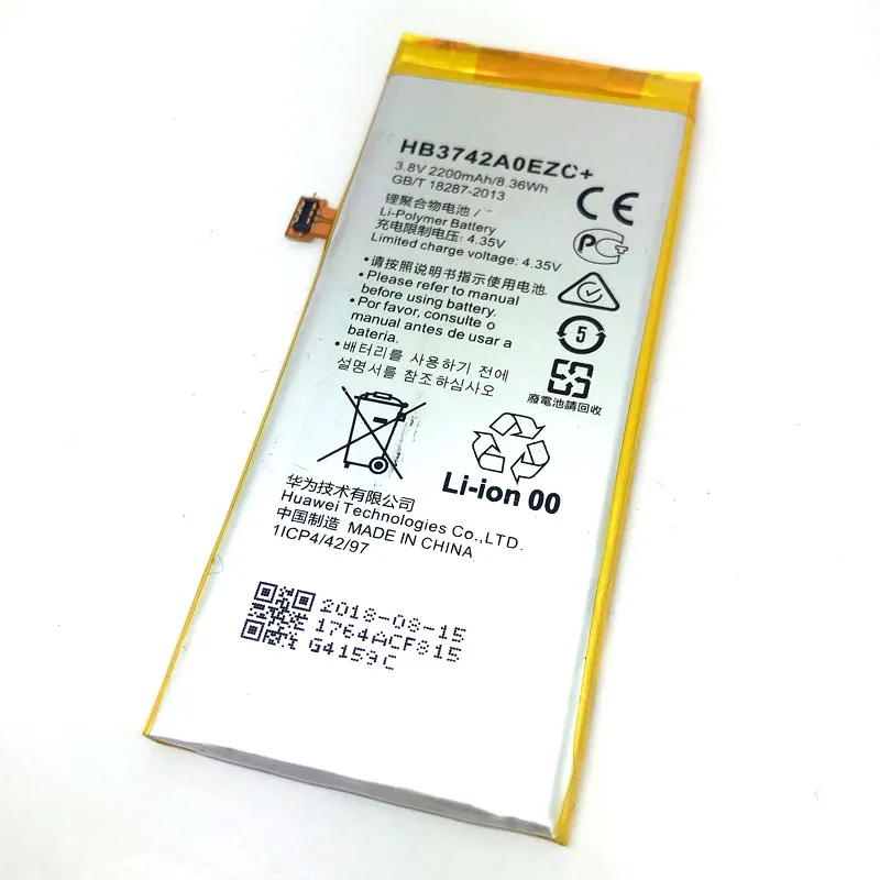 HB3742A0EZC+ Battery For Huawei Ascend P8 Lite ALE-UL00 CL10 UL10 L02 L04 TAG-L21 L22 L23 L01 L03 L13 TL00 CL00 AL00 GR3 2016 5S
HB3742A0EZC+ Battery For Huawei Ascend P8 Lite ALE-UL00 CL10 UL10 L02 L04 TAG-L21 L22 L23 L01 L03 L13 TL00 CL00 AL00 GR3 2016 5S