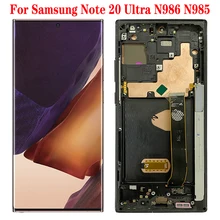 Ensemble écran tactile LCD avec châssis, 6.9 pouces, pour Samsung Galaxy Note 20 Ultra sm-n986b N985F, Original=