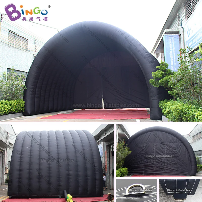Free delivery 9.2X6X5.6 meters inflatable stage cover / all black inflatable stage tent toy tents
Free delivery 9.2X6X5.6 meters inflatable stage cover / all black inflatable stage tent toy tents