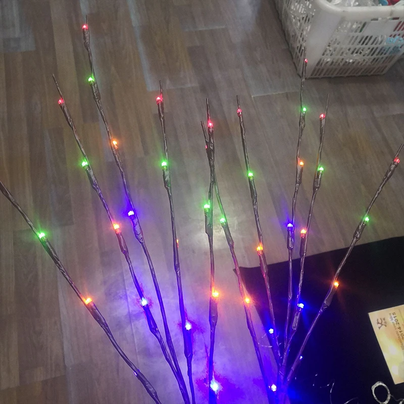 20 LED simulation Willow Tree Branch Light Yard Landscape Lamp indoor and Outdoor Xmas Decor Battery Box | Лампы и освещение
