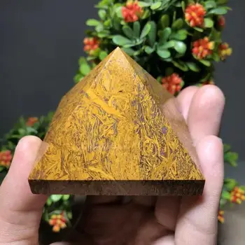 Gold silk jade pyramid natural stones and minerals crystals chakra healing stones decoration
Gold silk jade pyramid natural stones and minerals crystals chakra healing stones decoration