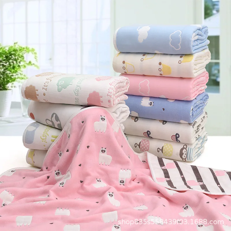 BABY'S Bath Towel Six-layer Pure Cotton Gauze Children Blanket Comforter Soft Absorbent Newborn Baby Bath Bath Towel Towel
BABY'S Bath Towel Six-layer Pure Cotton Gauze Children Blanket Comforter Soft Absorbent Newborn Baby Bath Bath Towel Towel