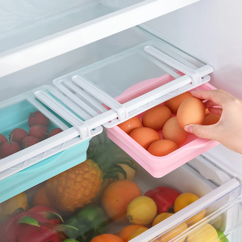 2020 Adjustable Stretchable Refrigerator Organizer Drawer Basket Refrigerator storage organizer Fresh Spacer Layer Storage Rack
2020 Adjustable Stretchable Refrigerator Organizer Drawer Basket Refrigerator storage organizer Fresh Spacer Layer Storage Rack