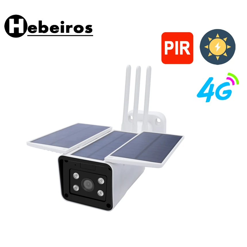 Hebeiros HD1080P 3G 4G SIM Card Solar Battery IP Wifi Camera 2MP Audio PIR Waterproof Outdoor Wireless Smart Home Security CCTV
Hebeiros HD1080P 3G 4G SIM Card Solar Battery IP Wifi Camera 2MP Audio PIR Waterproof Outdoor Wireless Smart Home Security CCTV