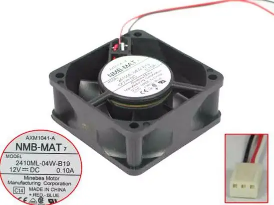 NMB-MAT 2410ML-04W-B19 C14 Вентилятор охлаждения сервера DC 12 В 0.10A 60x60x25 мм 3-проводной
NMB-MAT 2410ML-04W-B19 C14 Вентилятор охлаждения сервера DC 12 В 0.10A 60x60x25 мм 3-проводной