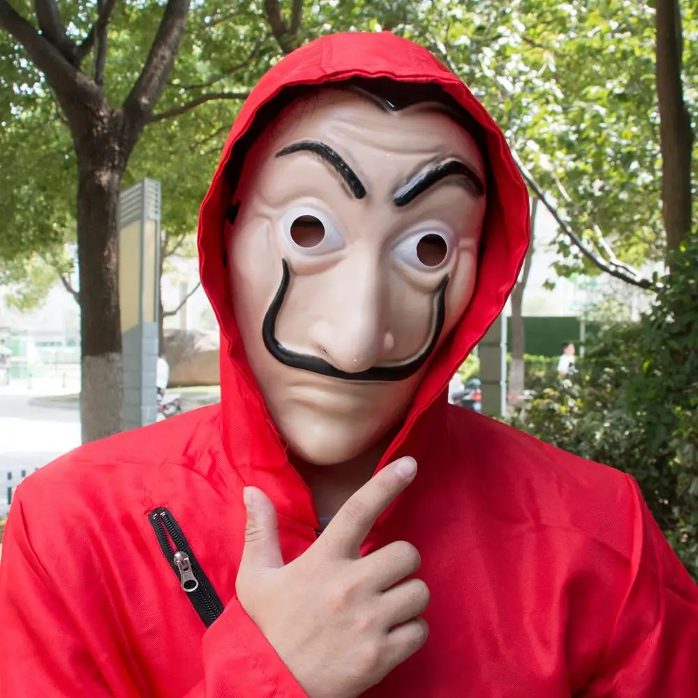 

Money Heist The House of Paper La Casa De Papel Mask for Men Women Salvador Dali Mask Halloween Carnival Christmas dali Mask dop