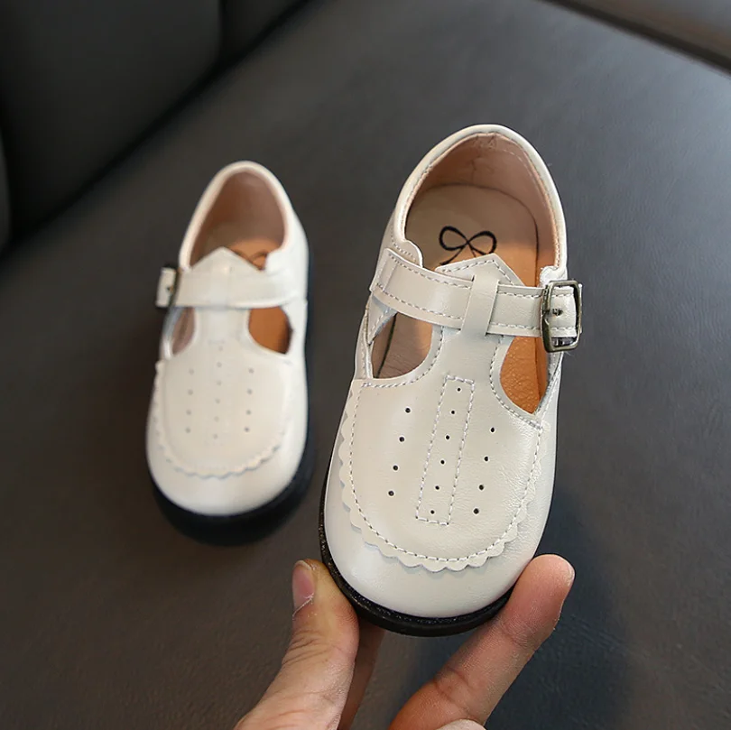 Детские кожаные туфли в английском стиле для мальчиков детская модная