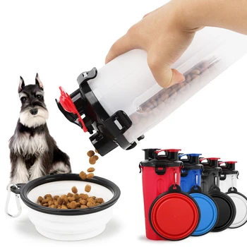 Pet dual-purpose water and grain Cup portable food storage bucket kettle one-piece folding bowl dog drinking bottle pet supplies
Pet dual-purpose water and grain Cup portable food storage bucket kettle one-piece folding bowl dog drinking bottle pet supplies