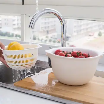 2pcs Double Layer Plastic Colander Washing Strainer Detachable 2-in-1 Kitchen Strainer Colander Wash Basket Bowl (Mixed Color)
2pcs Double Layer Plastic Colander Washing Strainer Detachable 2-in-1 Kitchen Strainer Colander Wash Basket Bowl (Mixed Color)
