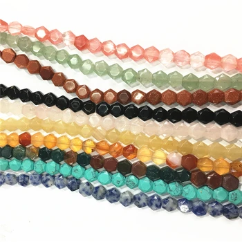 Natural Stone Beads Crystal Turquoises Agates Tiger Eye Facecut Hexagon Shape for Jewelry Making Bracelet Necklace 8x8mm 50PCS
Natural Stone Beads Crystal Turquoises Agates Tiger Eye Facecut Hexagon Shape for Jewelry Making Bracelet Necklace 8x8mm 50PCS