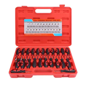 23Pcs Universal Automotive Terminal Release Removal Remover Tool Kit Car Electrical Wiring Crimp Connector Pin Extractor Kit
23Pcs Universal Automotive Terminal Release Removal Remover Tool Kit Car Electrical Wiring Crimp Connector Pin Extractor Kit