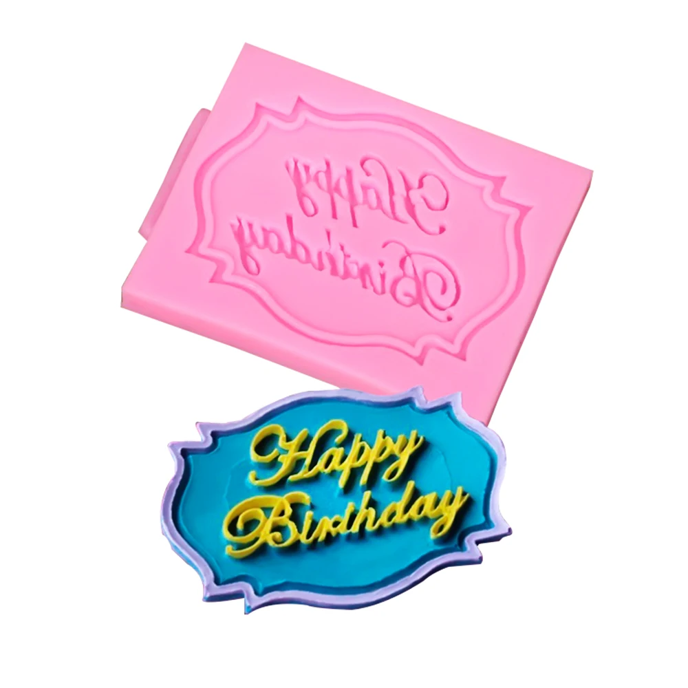 HMZCN Happy Birthday Letter Form Silicone Mold Chocolate Fondant Cake Decoration Tools Cupcake Mould
HMZCN Happy Birthday Letter Form Silicone Mold Chocolate Fondant Cake Decoration Tools Cupcake Mould
