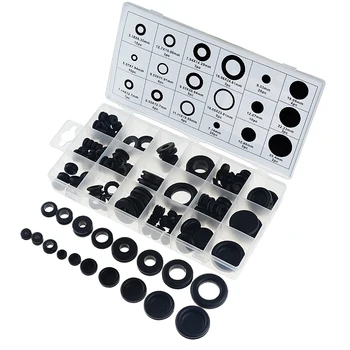 125PCS/BOX Waterproof Protect Wire Tool 18 Sizes Set Sealing Rubber Cables Grommet Kit Electrical Plugs Conductor Gasket Ring
125PCS/BOX Waterproof Protect Wire Tool 18 Sizes Set Sealing Rubber Cables Grommet Kit Electrical Plugs Conductor Gasket Ring