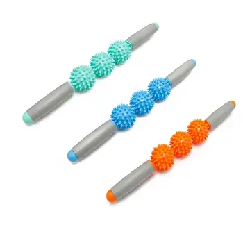 Muscle Roller Yoga Relaxing Massage Stick Fascia Cellulite Spiky Five Ball Relax E5BD
Muscle Roller Yoga Relaxing Massage Stick Fascia Cellulite Spiky Five Ball Relax E5BD