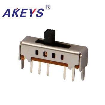 10PCS SS-14D02 Single pole four throw 4 position needle spacing 2.0mm slide switch 5 pin verticle type with 2 fixed pin
10PCS SS-14D02 Single pole four throw 4 position needle spacing 2.0mm slide switch 5 pin verticle type with 2 fixed pin