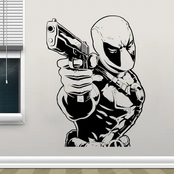 Superhero Deadpool Wall Sticker Gun DC Comics Vinyl Home Decoration Kids Room Boys Bedroom Interior Decals Removable Murals A298
Superhero Deadpool Wall Sticker Gun DC Comics Vinyl Home Decoration Kids Room Boys Bedroom Interior Decals Removable Murals A298