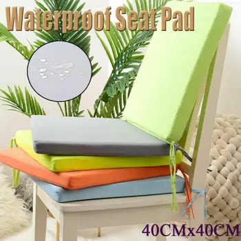 40x40cm Removable Solid Cotton Square Chair Cushion Outdoor Tie On Garden Patio Waterproof Seat Pad Cover Home Textile Cushion
40x40cm Removable Solid Cotton Square Chair Cushion Outdoor Tie On Garden Patio Waterproof Seat Pad Cover Home Textile Cushion