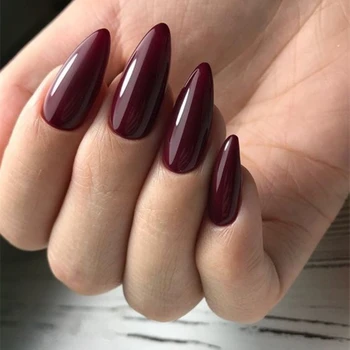 Shiny Dark BrownArtificial Fake Fingernails For Design Short Stiletto False Nails DIY Salon Tips Manicure Tools
Shiny Dark BrownArtificial Fake Fingernails For Design Short Stiletto False Nails DIY Salon Tips Manicure Tools