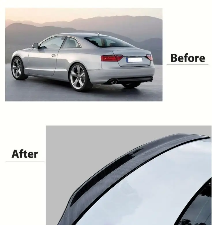 1PC Luxurious Carbon Fiber Car Rear Trunk Spoiler Boot Lid Glossy Black For Audi A5 2 Doors Coupe 2010-2017, High Quality
1PC Luxurious Carbon Fiber Car Rear Trunk Spoiler Boot Lid Glossy Black For Audi A5 2 Doors Coupe 2010-2017, High Quality