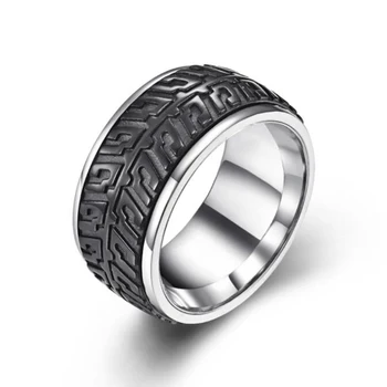 Punk Tire Design Ring for Men Silver Black Gold Color Stainless Steel Ring 11 Wide New Ring
Punk Tire Design Ring for Men Silver Black Gold Color Stainless Steel Ring 11 Wide New Ring