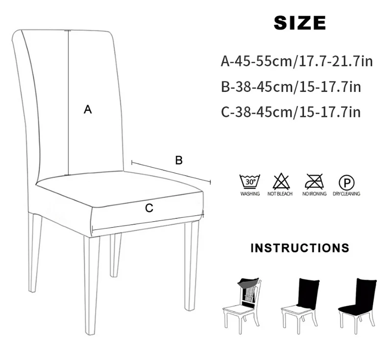 Housse de chaise de salle à manger, couvre-siège de cuisine amovible, élastique, extensible, motif de cerf et d'arbre imprimé, de noël, 4/6 pièces Housse de chaise de salle à manger, couvre-siège de cuisine amovible, élastique, extensible, motif de cerf et d'arbre imprimé, de noël, 4/6 pièces