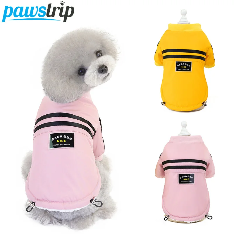 pawstrip Pet Winter Dog Coat Small Dog Clothes Soft Fleece Lining Warm Cat Clothes Winter Puppy Jacket Clothing ropa para perro
pawstrip Pet Winter Dog Coat Small Dog Clothes Soft Fleece Lining Warm Cat Clothes Winter Puppy Jacket Clothing ropa para perro