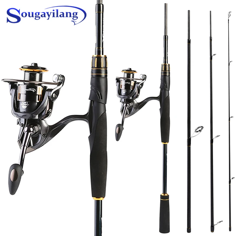 Sougayilang Spinning Fishing Rod and Reel Combo Carbon Fishing Pole Set for Bass Carp Trout Boat Freshwater Saltwater Fishing
Sougayilang Spinning Fishing Rod and Reel Combo Carbon Fishing Pole Set for Bass Carp Trout Boat Freshwater Saltwater Fishing