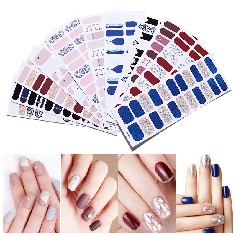 Full Nail Stickers Cover Wraps Mixed Patterns Nails Transfer Decals Slider Black Blue Adhesive Nail Art Design Decoration
Full Nail Stickers Cover Wraps Mixed Patterns Nails Transfer Decals Slider Black Blue Adhesive Nail Art Design Decoration
