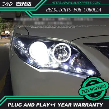 Car Styling Head Lamp for TOYOTA COROLLA 2011-2013 Headlights LED Headlight ANGEL EYES DRL Bi-Xenon Lens HID
Car Styling Head Lamp for TOYOTA COROLLA 2011-2013 Headlights LED Headlight ANGEL EYES DRL Bi-Xenon Lens HID