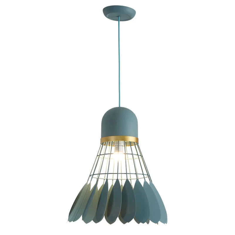 Nordic Creative Iron Badminton Shape Droplight Macaron Color E27 LED Shuttlecock Pendant Light Bedroom Bedside Aisle Bar
Nordic Creative Iron Badminton Shape Droplight Macaron Color E27 LED Shuttlecock Pendant Light Bedroom Bedside Aisle Bar