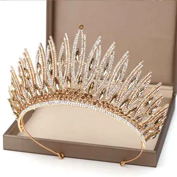 Vintage Hair Ornaments Bridal Crystal Tiaras Crown Wedding Rhinestone Diadem Birthday Party Tiara Wedding Hair Accessories VL
Vintage Hair Ornaments Bridal Crystal Tiaras Crown Wedding Rhinestone Diadem Birthday Party Tiara Wedding Hair Accessories VL