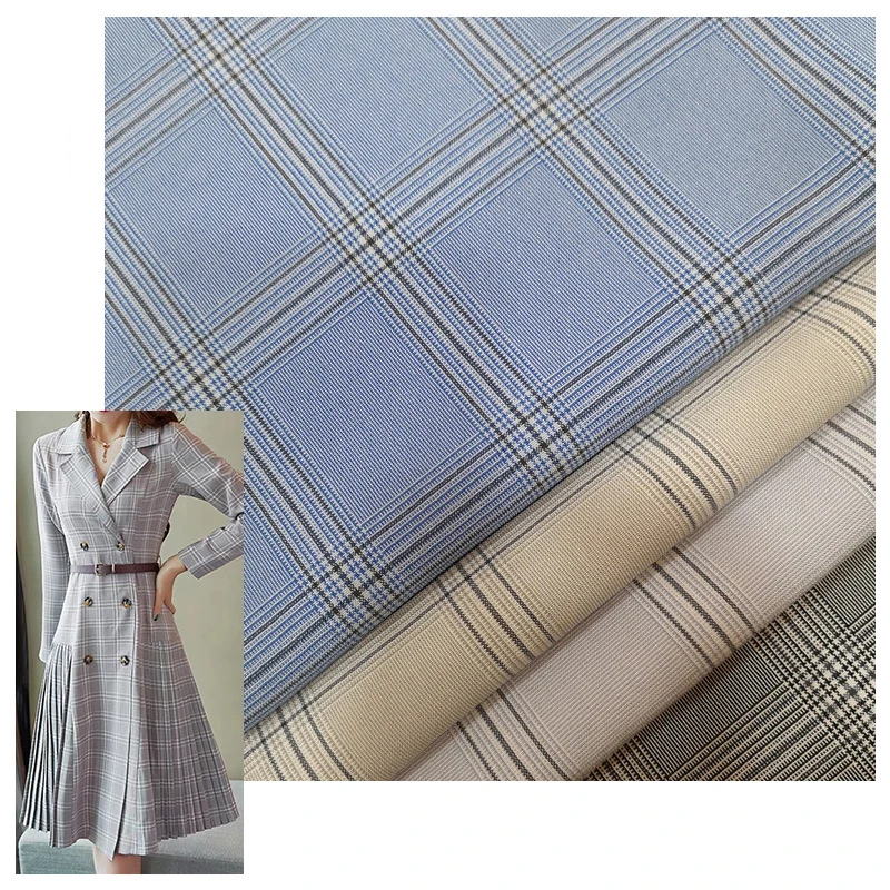 Fashion Fabric Spring and Summer Lattice Cloth Shuttle Weaving Polyester Elastic Lattice Fabric Dress Suit Fabric
Fashion Fabric Spring and Summer Lattice Cloth Shuttle Weaving Polyester Elastic Lattice Fabric Dress Suit Fabric