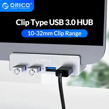 ORICO Clip-type USB3.0 HUB Aluminum External Multi 4 Ports USB Splitter Adapter for Desktop Laptop Computer Accessories(MH4PU)
ORICO Clip-type USB3.0 HUB Aluminum External Multi 4 Ports USB Splitter Adapter for Desktop Laptop Computer Accessories(MH4PU)