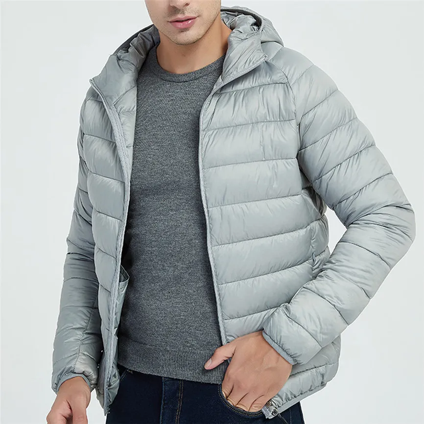 Man's Jackets And Coats Winter Brand Men's Autumn Winter Style Light Weight Feather Down Cotton Coat Hooded Coat Windbreaker
Man's Jackets And Coats Winter Brand Men's Autumn Winter Style Light Weight Feather Down Cotton Coat Hooded Coat Windbreaker