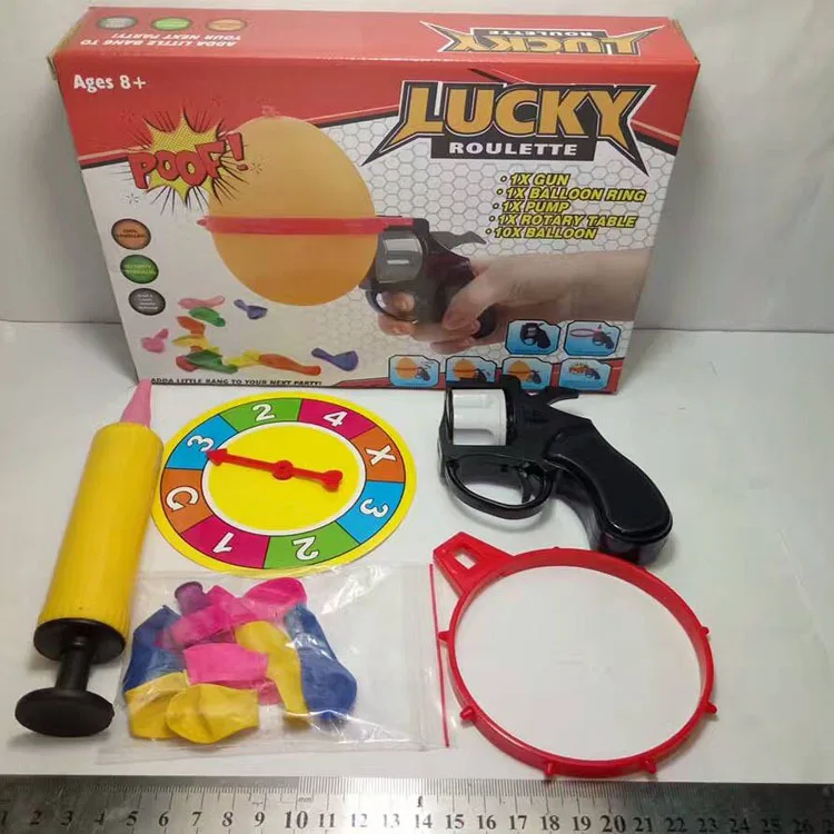 Roulette Balloon Grab CHILDREN'S Toy Educational Tabletop Game Russia Roulette Grab Tabletop Game Hot Sales
Roulette Balloon Grab CHILDREN'S Toy Educational Tabletop Game Russia Roulette Grab Tabletop Game Hot Sales