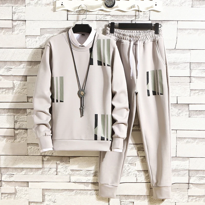 2019 new Fashion Autumn Spring Sporting Suit Sweatshirt +Sweatpants leisure Mens Clothing 2 Pieces Sets Slim Tracksuit hoodies
2019 new Fashion Autumn Spring Sporting Suit Sweatshirt +Sweatpants leisure Mens Clothing 2 Pieces Sets Slim Tracksuit hoodies
