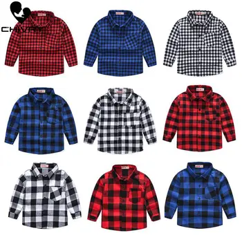 Spring Autumn 2019 New Boys Long Sleeve Classic Plaid Lapel Shirts Tops with Pocket Baby Boys Casual Shirt Kids Clothing
Spring Autumn 2019 New Boys Long Sleeve Classic Plaid Lapel Shirts Tops with Pocket Baby Boys Casual Shirt Kids Clothing